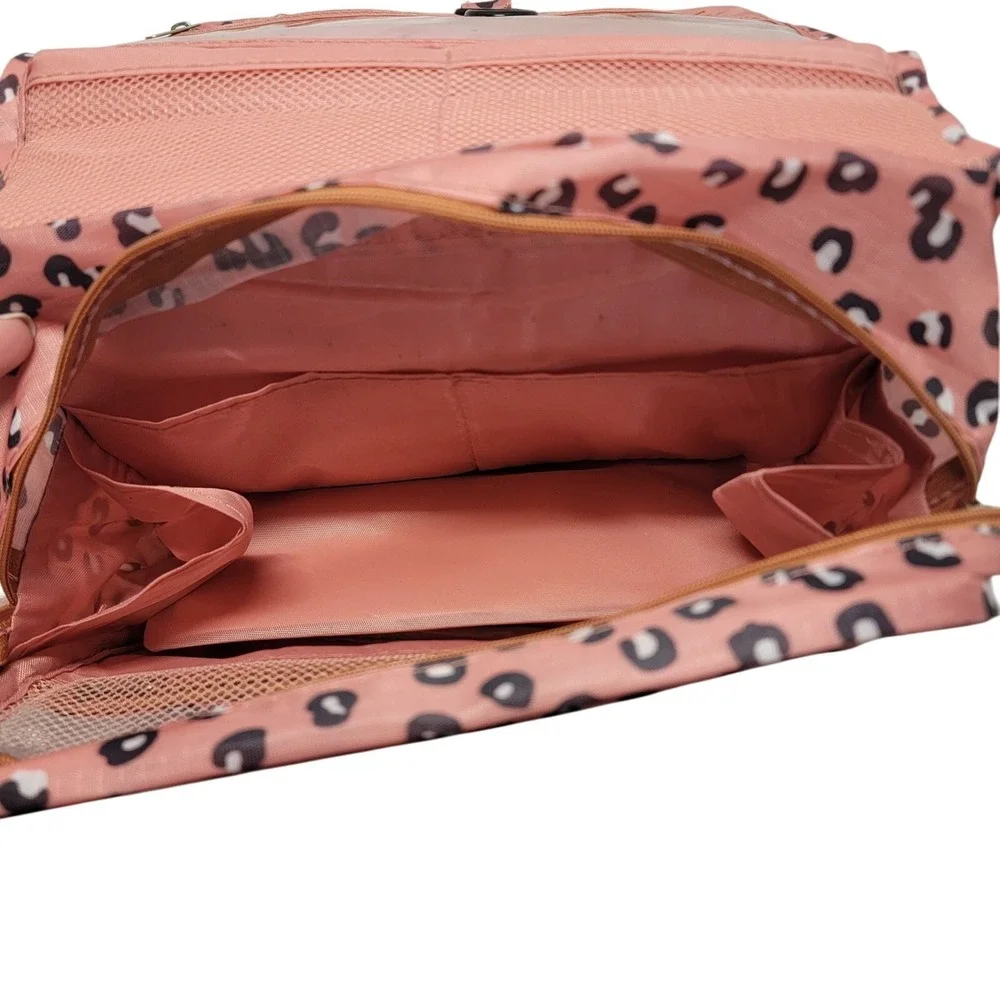 Sisma Travel Cable Organizer Case + Hanging Makeup Toiletry Bag Lot 2